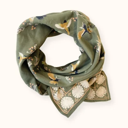 Foulard Latika Cerisier Eucalyptus
