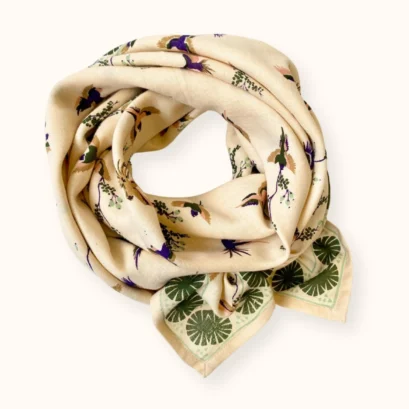 Foulard Latika Cerisier Kaki