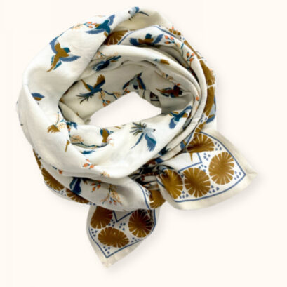 Foulard Latika Cerisier - Fleur de Vanille