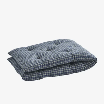Matelas écossais bleu - 45x125cm
