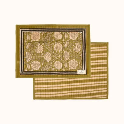 Set de Table Pallavi Olive
