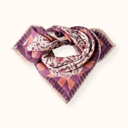 Foulard Manika Cactus Macadamia