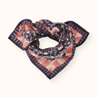 Foulard Manika Cactus Navy