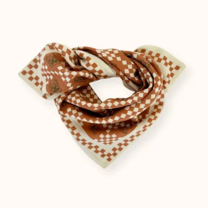 Foulard Manika Tigro Rust
