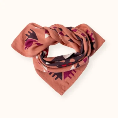 Foulard Manika Rajah Rust