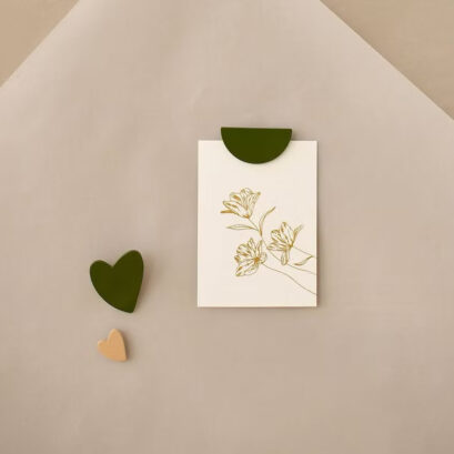 Bijou Mural Aimanté Demi-Cercle Vert