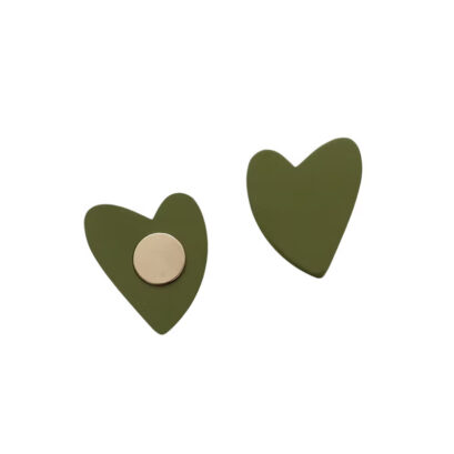 Bijou Mural Aimanté Coeur Vert