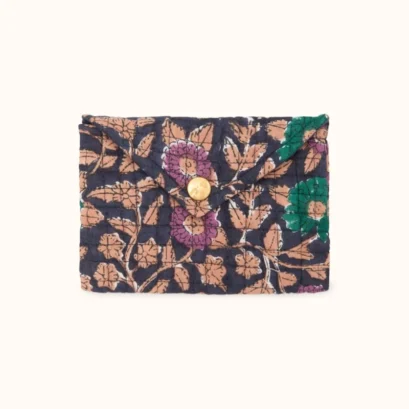 Pochette Ravi Coeur Navy Forest