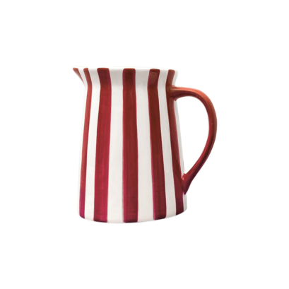 Petit Pichet Rayures Rouge