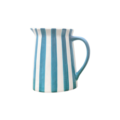 Petit Pichet Rayures Bleu Givré