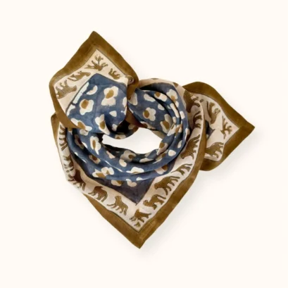 Foulard Dupitta Leopard Meteorite
