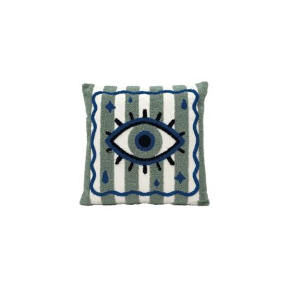 Coussin Oeil Bleu