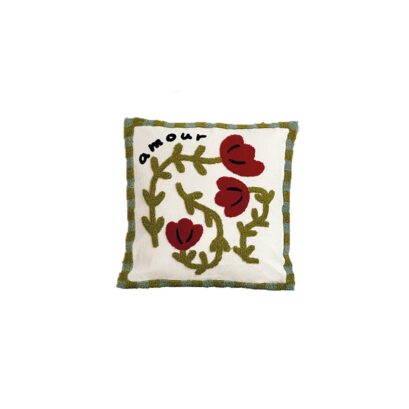 Coussin Coquelicot Rouge