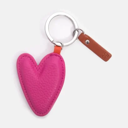 Porte-Clés Coeur Fushia