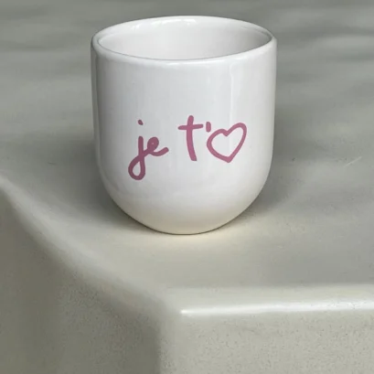 Tasse Je T'aime Blanc