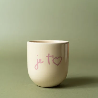 Tasse Je t'Aime Jaune