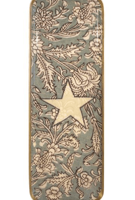 Plateau Duo Flower Vert de Gris