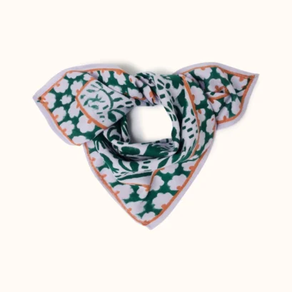 Foulard Manika Garden Lilas