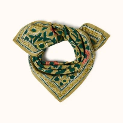 Foulard Manika Coeur Khaki