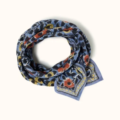 Foulard Latika Coeur Iris