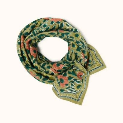 Foulard Latika Coeur Khaki