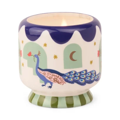 Bougie Peacock Misted Lime