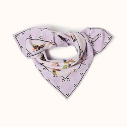 Foulard Manika Cerisier Lilas